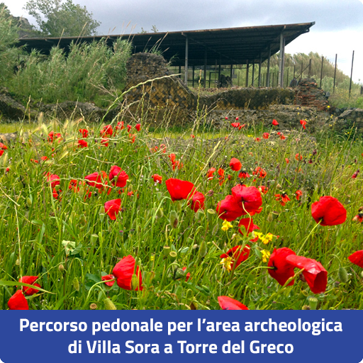 Percorso pedonale per l’area archeologica di Villa Sora a Torre del Greco (Foto © torenet82.it)